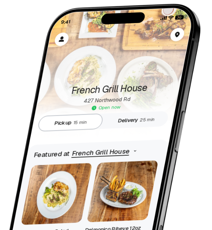 French Grill House app preview