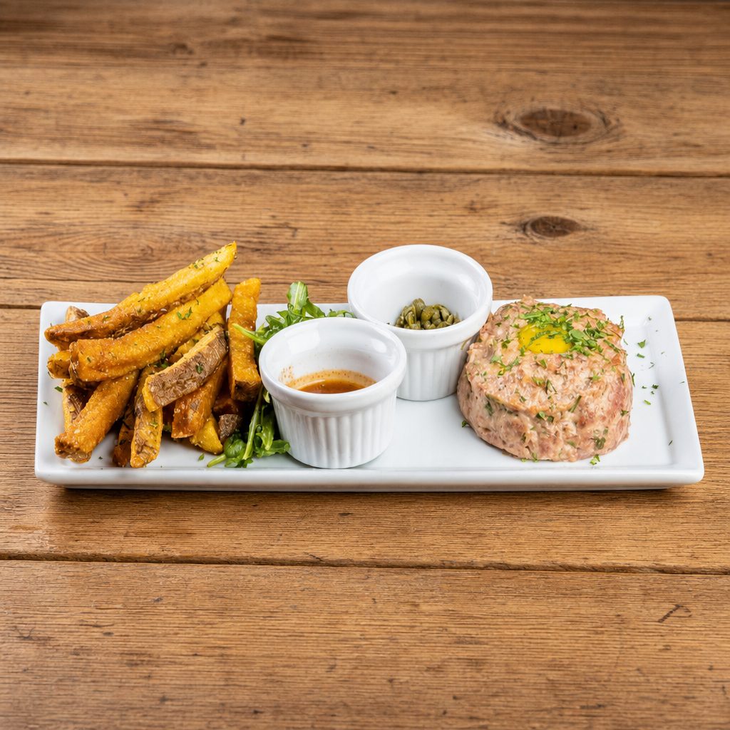 Small Beef tartare.