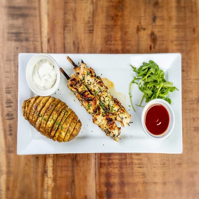 Grilled Skewer of Day.